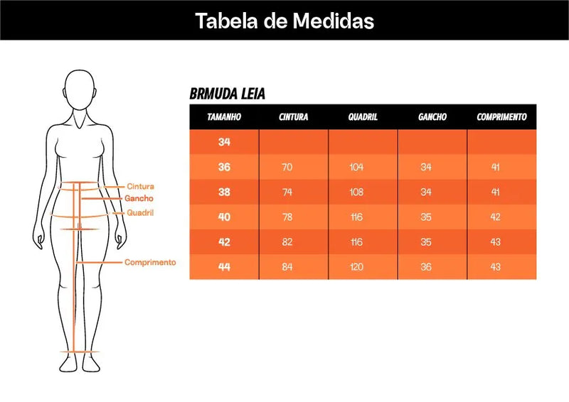 Bermuda Léia com aplicação Azul médio | TLF Jeans