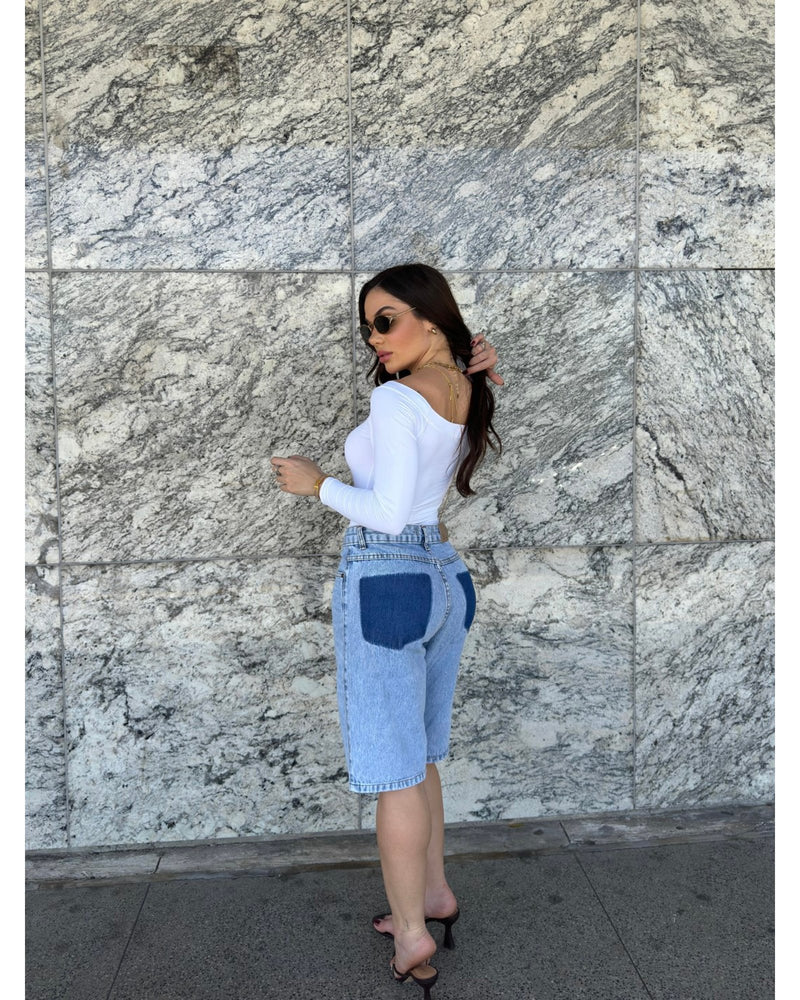 Bermuda Vivi Azul Claro | TLF Jeans