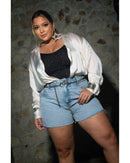 Short Love Plus Azul Claro | TLF Jeans