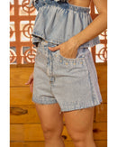 Short Flora Azul Claro | TLF Jeans