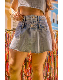 Short Saia Livia Marmorizado | TLF Jeans