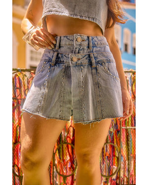 Short Saia Livia Marmorizado