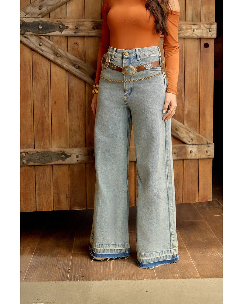 Calça Eleonora jeans Azul Claro | TLF Jeans