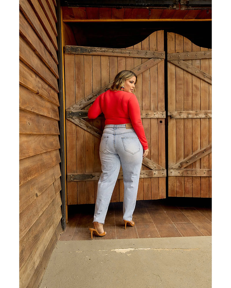 Calça Frida plus Azul Claro | TLF Jeans