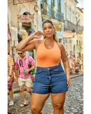 Short Suellen Plus Dark Blue | TLF Jeans