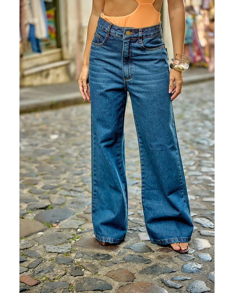 Calça Yasmin Azul Escuro | TLF Jeans