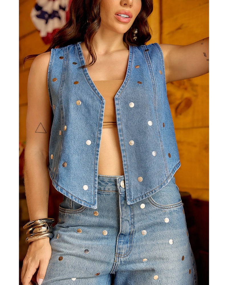Colete Diana Azul médio | TLF Jeans