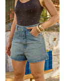 Short Lys Azul Médio | TLF Jeans