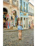 Short Saia Sandy Azul Claro | TLF Jeans