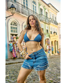 Short Sabrina Azul Médio | TLF Jeans