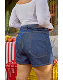 Short Bruna Plus Azul Escuro | TLF Jeans