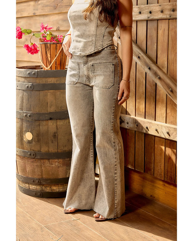 Calça Isabela grey com elastano Cinza | TLF Jeans