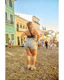 Short Iara Plus Azul Claro | TLF Jeans