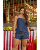 Short Bruna Azul Escuro | TLF Jeans