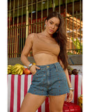 Short Lua Azul Médio | TLF Jeans