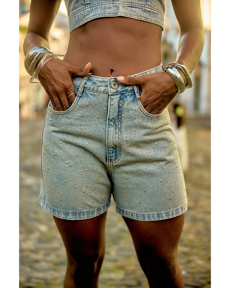 Bermuda Léa Azul Claro | TLF Jeans