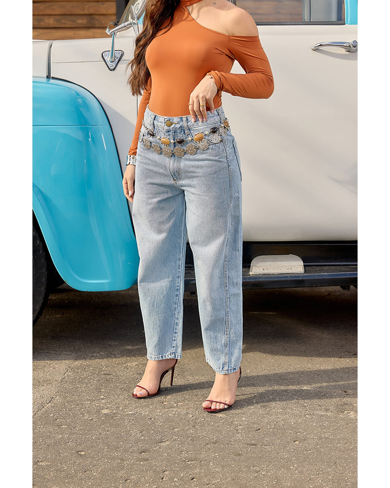 Calça Raissa Jeans Azul Claro | TLF Jeans