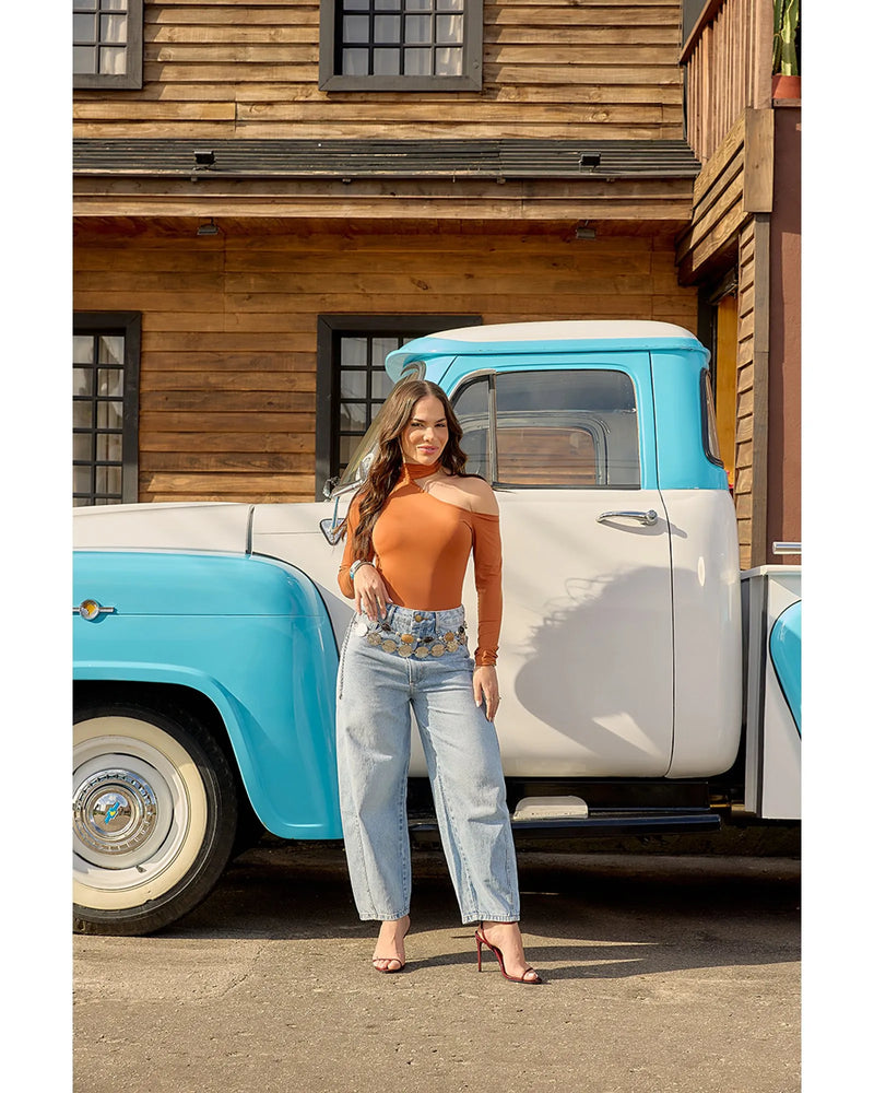 Calça Raissa Jeans Azul Claro | TLF Jeans