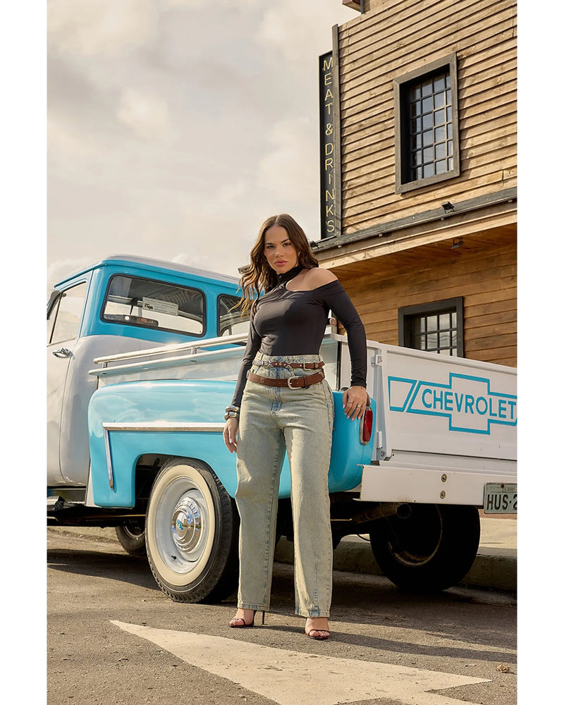 Calça Iara Marmorizado | TLF Jeans