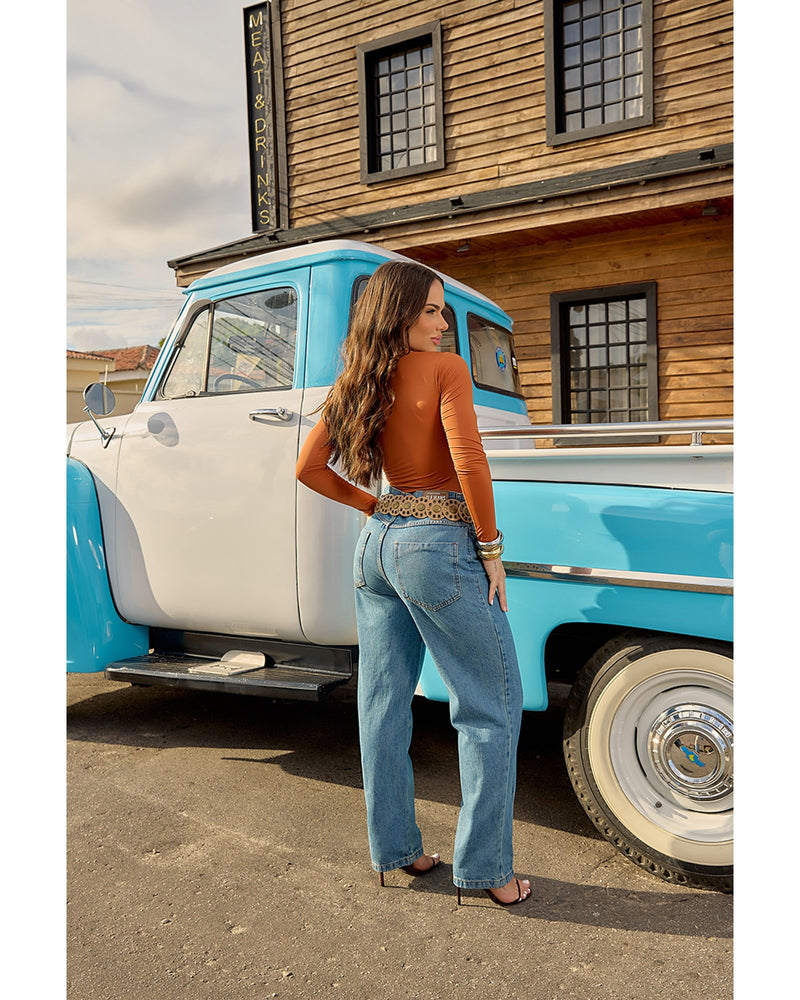 Calça Júlia Azul médio | TLF Jeans
