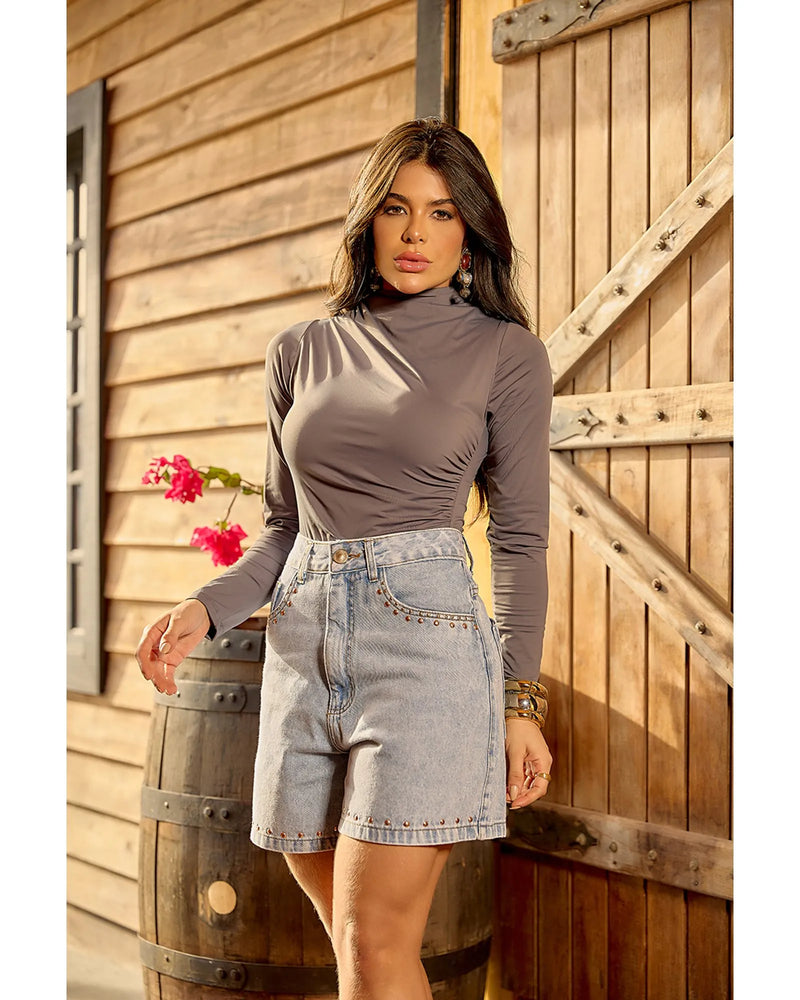 Bermuda Natália Azul Claro | TLF Jeans