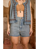 Short Tamires Azul médio | TLF Jeans