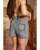 Short Tamires Azul médio | TLF Jeans