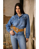 Blusão Lais Azul Médio | TLF Jeans