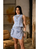 Short Saia Maya Azul Claro | TLF Jeans