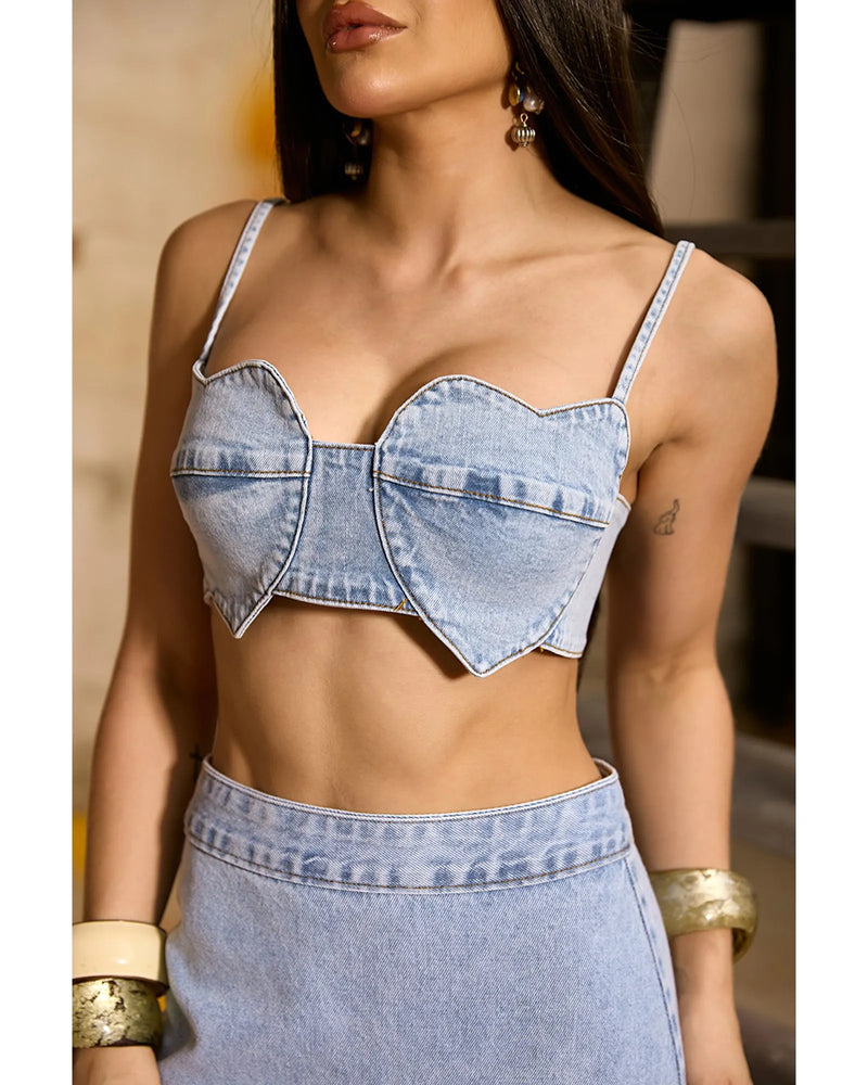 Blusa Ariana Azul Claro | TLF Jeans
