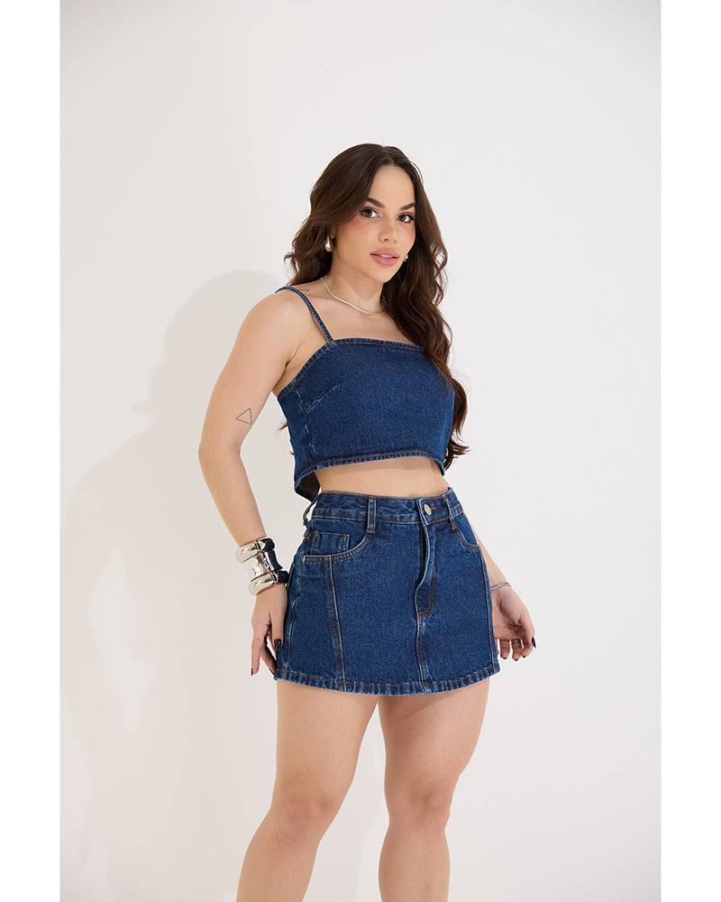 Blusa Yvi Azul Escuro | TLF Jeans
